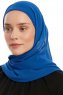 Sahar - Blå One Piece Chiffon Hijab