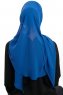Sahar - Blå One Piece Chiffon Hijab