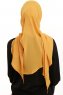 Sahar - Senapsgul One Piece Chiffon Hijab