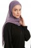 Sahar - Mörklila One Piece Chiffon Hijab