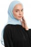 Sahar - Ljusblå One Piece Chiffon Hijab