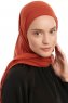 Sahar - Tegelröd One Piece Chiffon Hijab