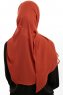 Sahar - Tegelröd One Piece Chiffon Hijab