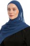 Sahar - Indigo One Piece Chiffon Hijab