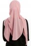 Sahar - Mörkrosa One Piece Chiffon Hijab