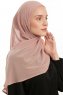 Sahar - Ljus Laxrosa One Piece Chiffon Hijab