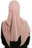 Sahar - Ljus Laxrosa One Piece Chiffon Hijab