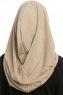 Taliah - Beige One Piece Hijab