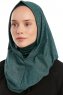 Taliah - Mörkgrön One Piece Hijab