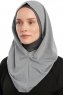 Taliah - Ljusgrå One Piece Hijab
