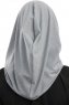 Taliah - Ljusgrå One Piece Hijab