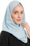 Taliah - Ljusblå One Piece Hijab
