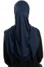 Vesile - Marinblå One-Piece Hijab