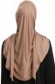 Vesile - Mörk Taupe One-Piece Hijab
