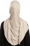 Vesile - Ljus Taupe One-Piece Hijab