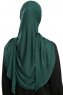 Vesile - Mörkgrön One-Piece Hijab