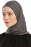Vesile - Mörkgrå One-Piece Hijab