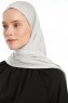 Vesile - Ljusgrå One-Piece Hijab