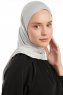 Vesile - Ljusgrå One-Piece Hijab