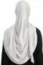Vesile - Ljusgrå One-Piece Hijab
