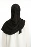 Nermin - Svart Sandy Scarfs Hijab