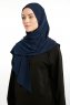 Nermin - Marinblå Sandy Scarfs Hijab