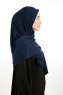 Nermin - Marinblå Sandy Scarfs Hijab