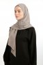 Nermin - Mörk Taupe Sandy Scarfs Hijab