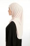 Nermin - Beige Sandy Scarfs Hijab