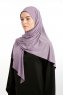 Nermin - Mörklila Sandy Scarfs Hijab