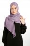 Nermin - Mörklila Sandy Scarfs Hijab