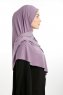 Nermin - Mörklila Sandy Scarfs Hijab
