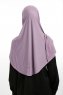 Nermin - Mörklila Sandy Scarfs Hijab
