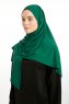 Nermin - Mörkgrön Sandy Scarfs Hijab