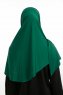 Nermin - Mörkgrön Sandy Scarfs Hijab