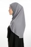 Nermin - Mörkgrå Sandy Scarfs Hijab