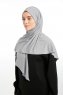 Nermin - Ljusgrå Sandy Scarfs Hijab