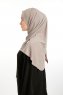Nermin - Stengrå Sandy Scarfs Hijab