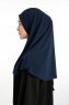 Ilay - Marinblå Sandy Turban Hijab