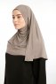 Ilay - Mörk Taupe Sandy Turban Hijab
