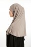 Ilay - Mörk Taupe Sandy Turban Hijab