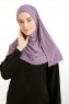 Ilay - Mörklila Sandy Turban Hijab
