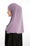 Ilay - Mörklila Sandy Turban Hijab