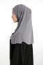 Ilay - Mörkgrå Sandy Turban Hijab