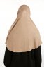 Feriha - Mörk Taupe Viskos Turban Hijab