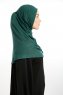 Feriha - Mörkgrön Viskos Turban Hijab