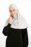 Feriha - Ljusgrå Viskos Turban Hijab