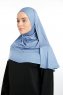Feriha - Indigo Viskos Turban Hijab