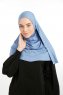 Feriha - Indigo Viskos Turban Hijab
