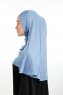 Feriha - Indigo Viskos Turban Hijab